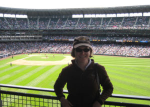 Jen at the Mariners Game