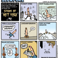 This Week’s Cartoon: “Spawn of Hot Yoga”