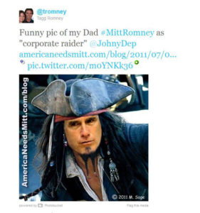 Mitt Romney pirate