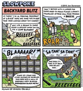 This Week’s Cartoon: “Backyard Blitz”