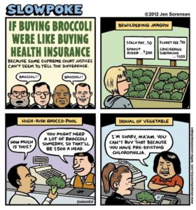 This Week’s Cartoon: If Buying Health Insurance Were Like Buying Broccoli