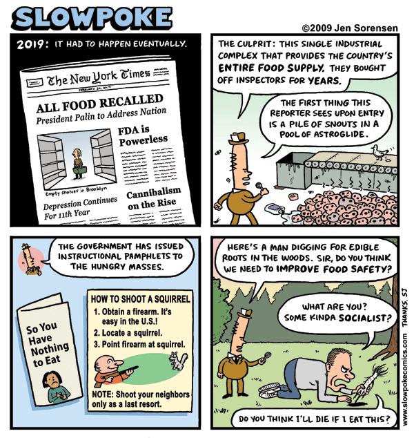 This Week’s Cartoon: “All Food Recalled”