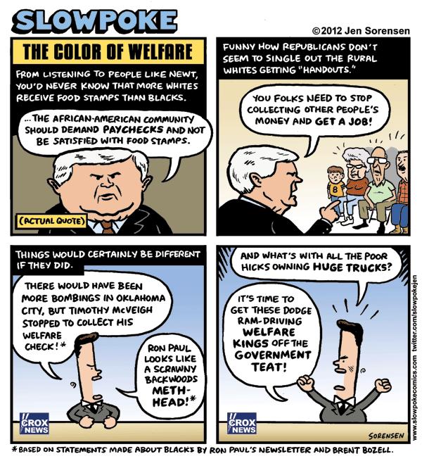 This Week’s Cartoon: “The Color of Welfare”