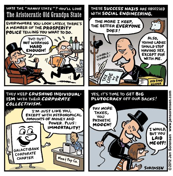 This Week’s Cartoon: “The Aristocratic Old Grandpa State”