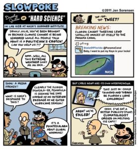 This Week’s Cartoon: “Drooly Julie in ‘Hard Science'”