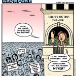 This Week’s Cartoon: Freelancer Riot At Huffington Palace