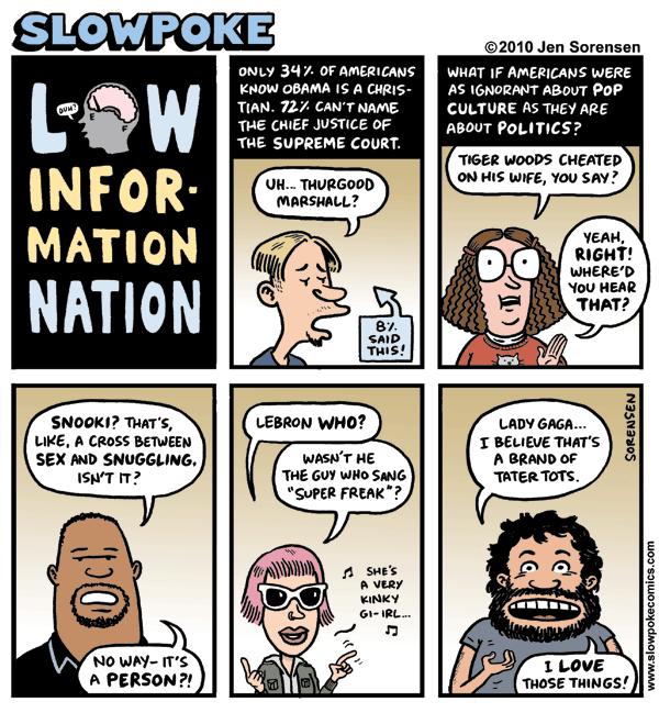 This Week’s Cartoon: “Low-Information Nation”