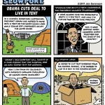 This Week’s Cartoon: “Obama Cuts Deal to Live in Tent”