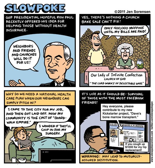 This Week’s Cartoon: Ron Paul’s Muffin-care