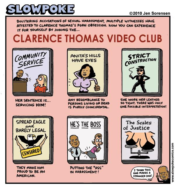 This Week’s Cartoon: “Clarence Thomas Video Club”