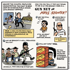 Gun Nut or Mass Shooter?