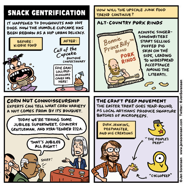 snack gentrification