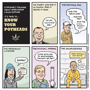 Cartoon about marijuana legalization