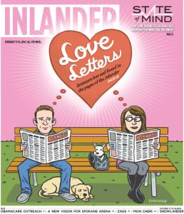 Valentine's Day cover illustration