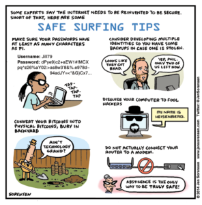 cartoon about internet security