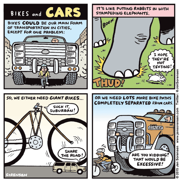 Bikes and Cars