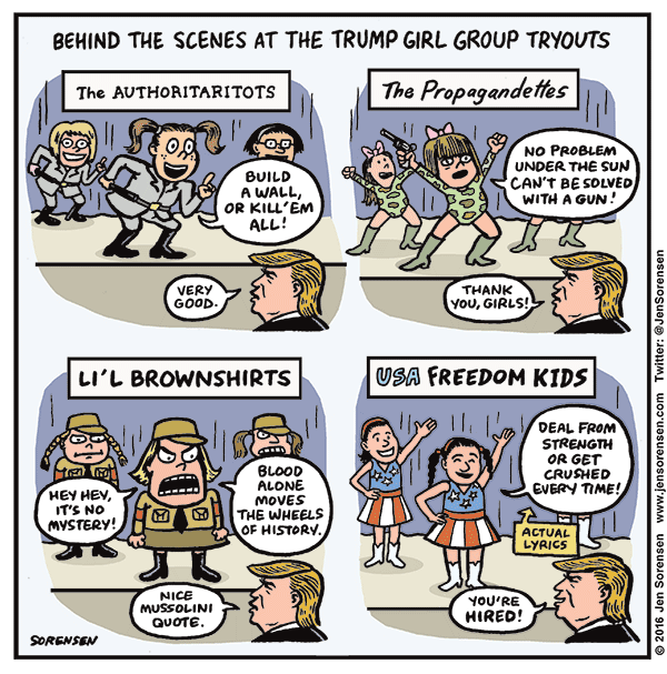 Behind the scenes at the Trump girl group tryouts