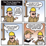 The Trump-supporting union member