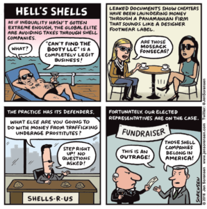 Cartoon: Hell’s shells