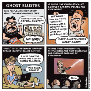 cartoon about Ghostbusters 2016