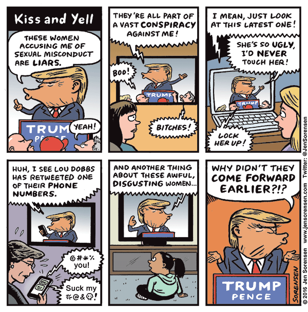 Cartoon: Kiss and Yell