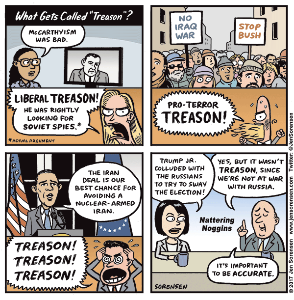 What Gets Called “Treason”?