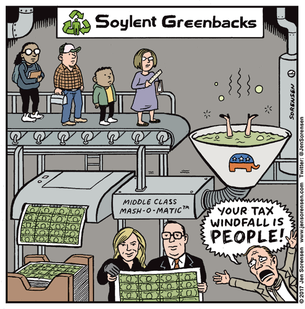 The Republican tax bill is Soylent Greenbacks