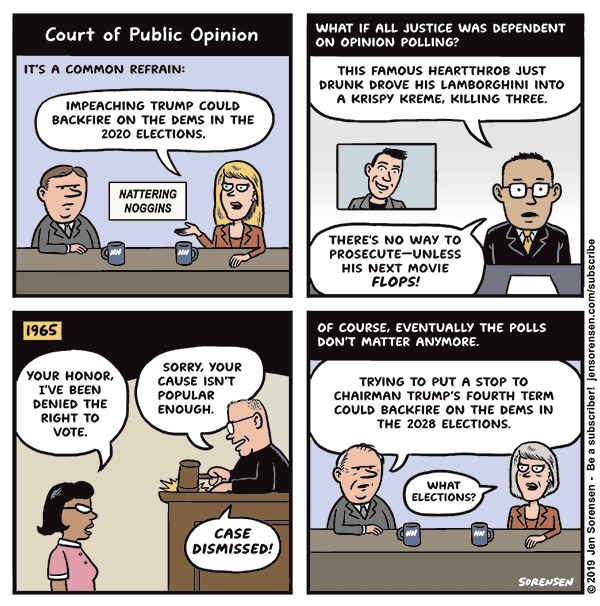 Cartoon: The Court of Public Opinion Jen Sorensen