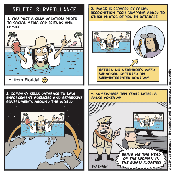Cartoon: Selfie Surveillance | Jen Sorensen