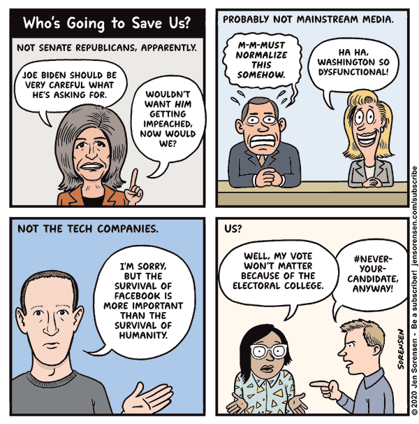 Who’s Going to Save Us?