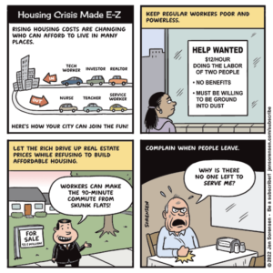 cartoon about housing crisis