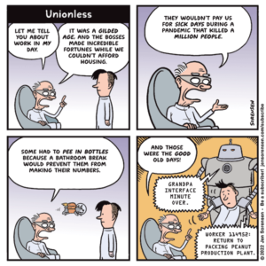 cartoon about importance of unionizing