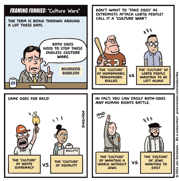 Framing Funnies: “Culture Wars”