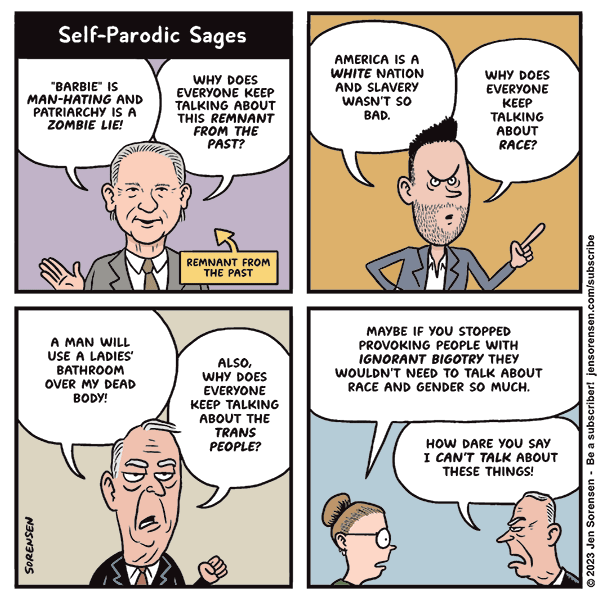 Self-Parodic Sages