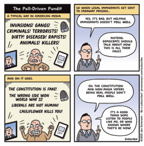 The poll-driven pundit