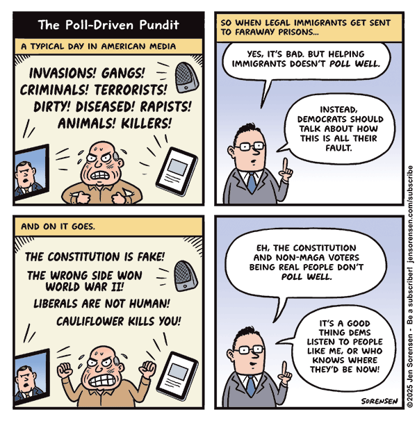 The poll-driven pundit