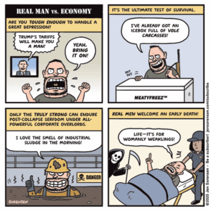 Real Man vs. Economy