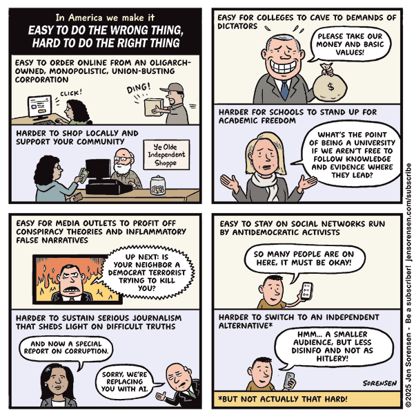 Easy to do the Wrong Thing, Hard to do the Right thing