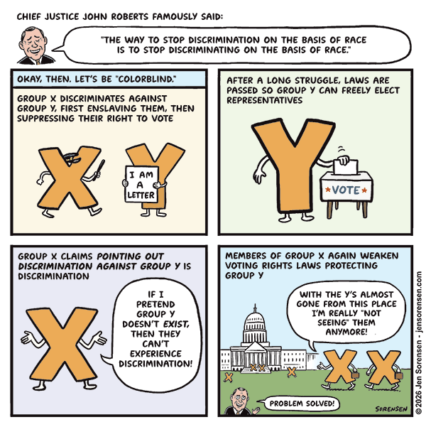 Roberts Guts the Voting Rights Act