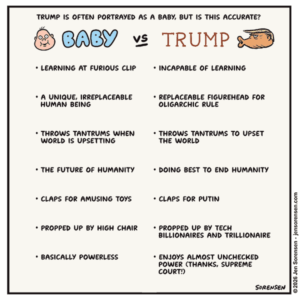 Baby vs. Trump Baby vs. Trump